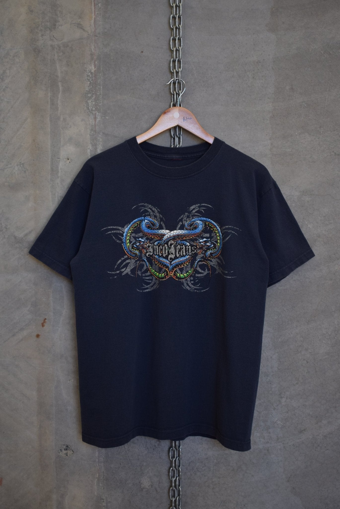 JNCO Jeans Spellout Tee — 2000s (L) - Retrospective Store