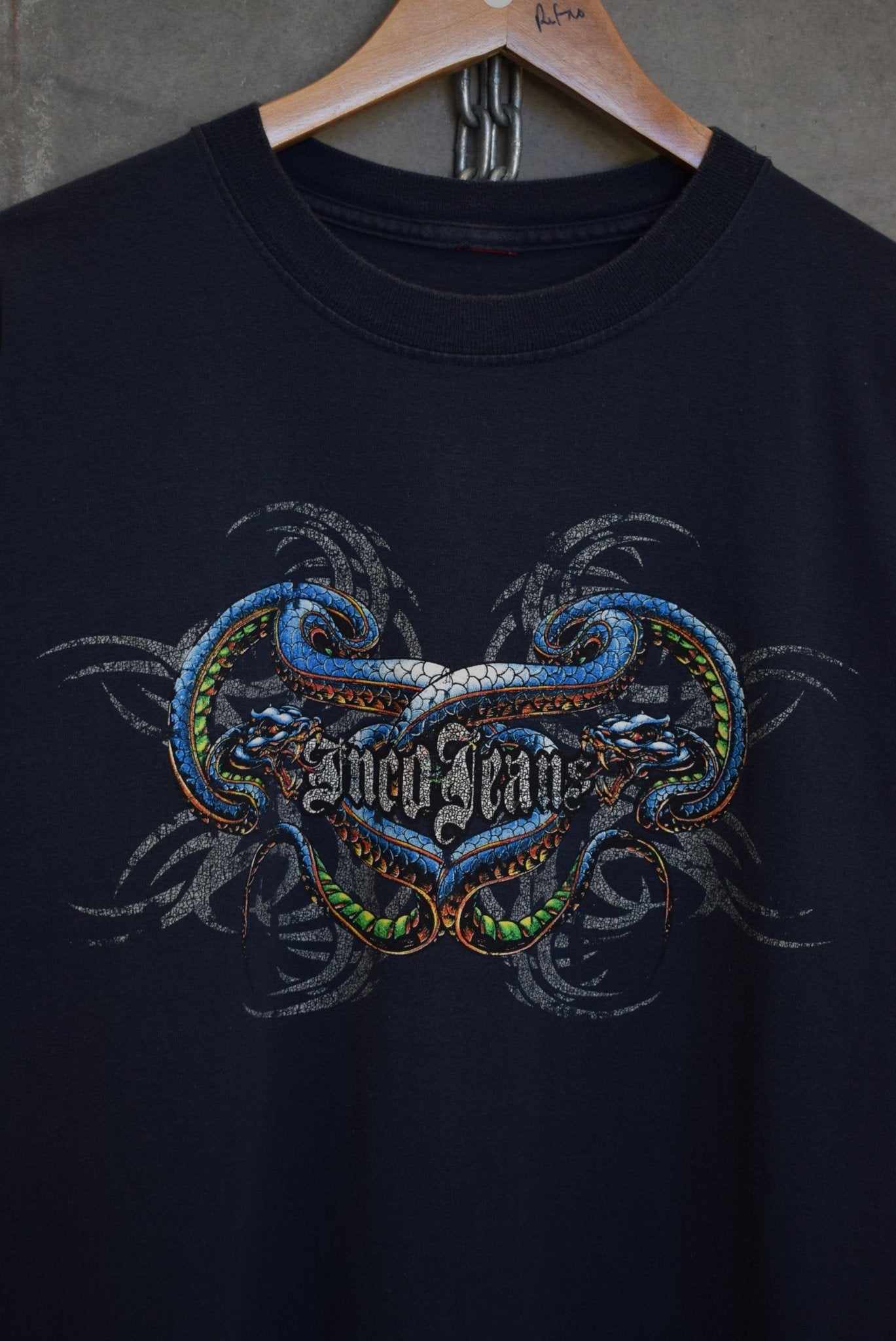 JNCO Jeans Spellout Tee — 2000s (L) - Retrospective Store