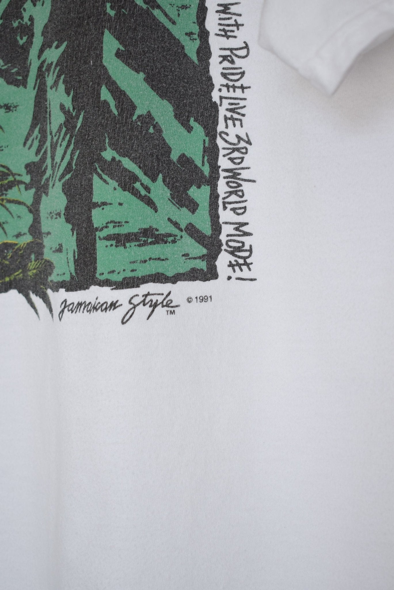 Kalifornia Surfing Jamaican Style Tee — 1991 (L) - Retrospective Store