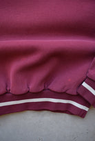 Kappa Burgandy Embroidered Crewneck — 1990s (S/M) - Retrospective Store