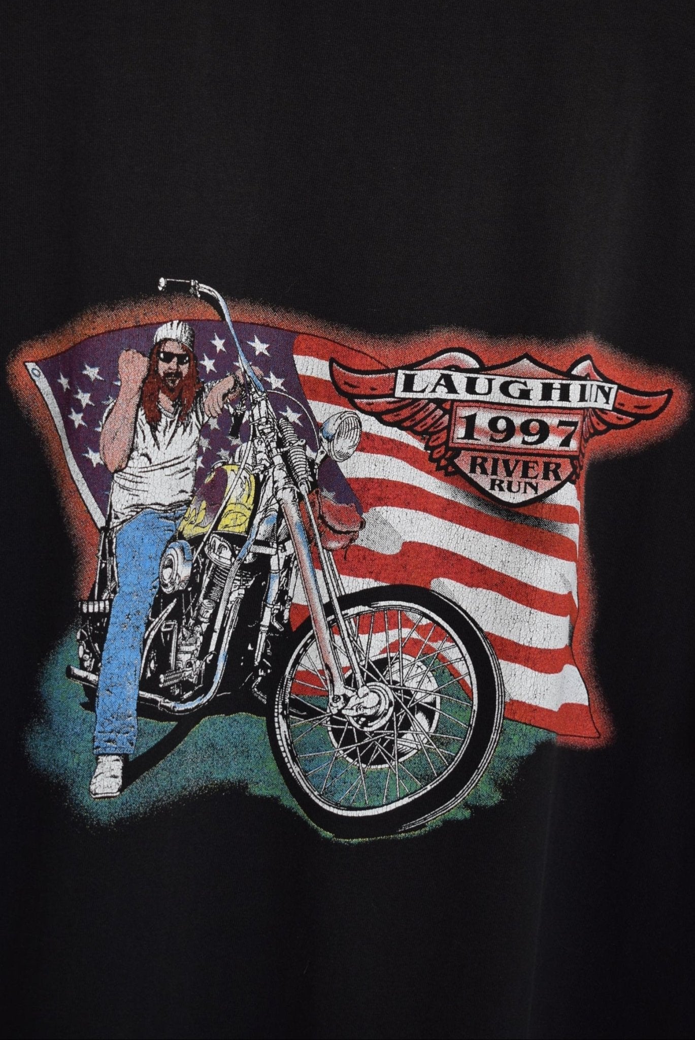 Laughlin River Run Motorcycles Tee — 1997 (L/XL) - Retrospective Store