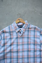 LEE Blue & Pink Cropped Button Up — 2000s (L) - Retrospective Store