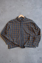 Lee Brown Cropped Button Up — 2000s (XL/XXL) - Retrospective Store