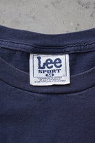 LEE Sport x MLB New York Yankees World Series Champions Navy Embroidered Tee — 1996 (M/L) - Retrospective Store