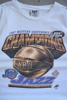 LEE Sport x NBA Utah Jazz Champions White Tee — 1997 (L) - Retrospective Store