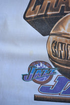LEE Sport x NBA Utah Jazz Champions White Tee — 1997 (L) - Retrospective Store