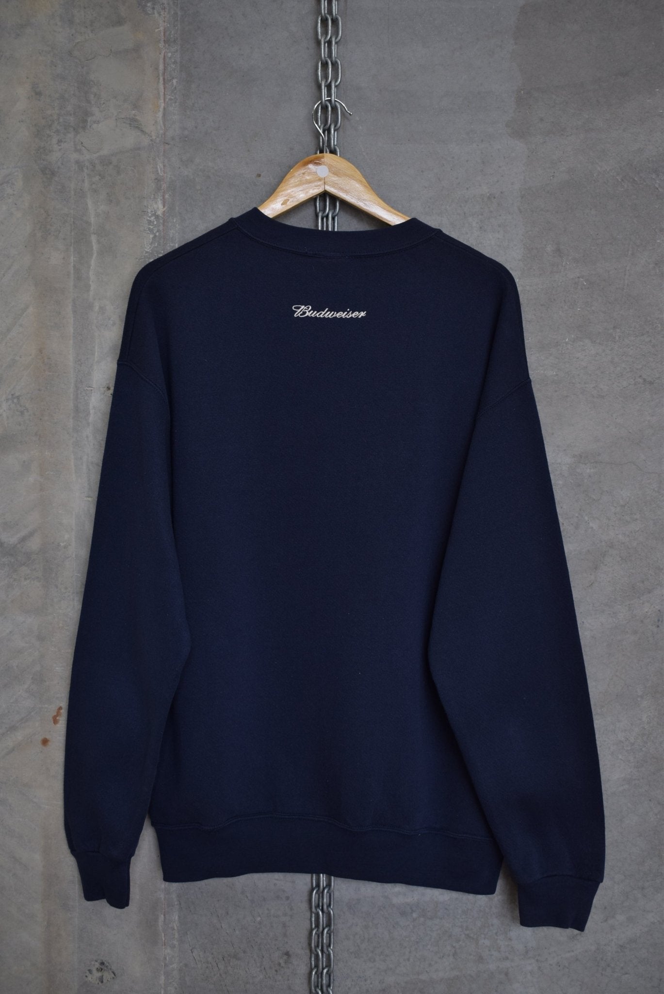 LEE Sports x NFL New England Patriots Embroidered Crewneck — 2000s (L) - Retrospective Store