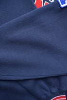 LEE Sports x NFL New York Giants Navy Embroidered Spellout Crewneck — 1990s (L) - Retrospective Store