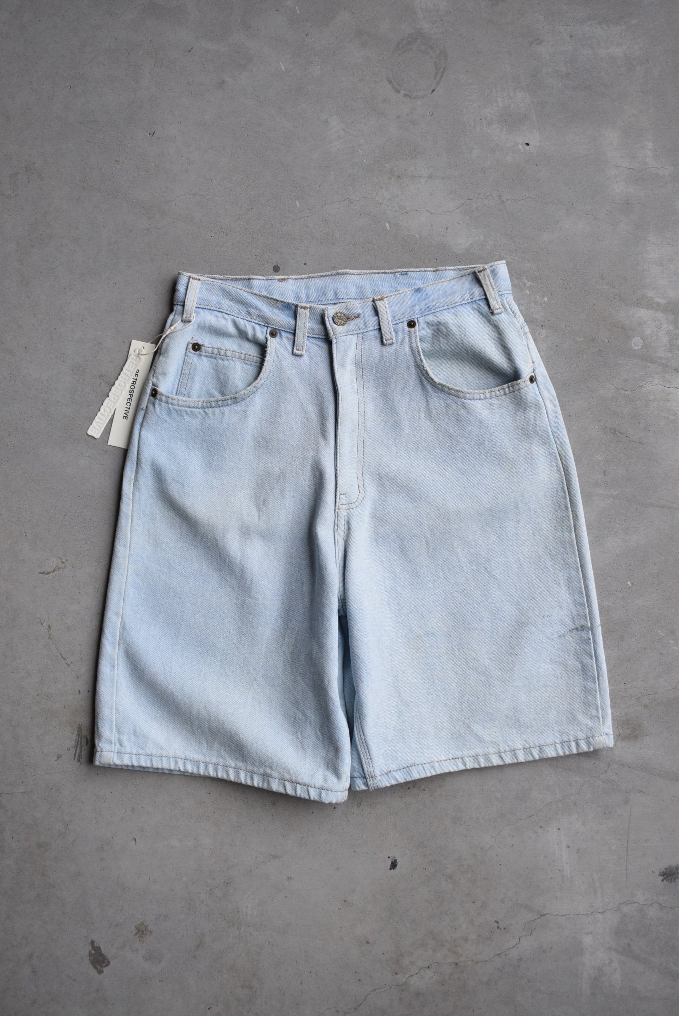Light - Wash Denim Shorts — 2000s (28) - Retrospective Store