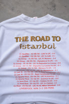 Liverpool FC 'Kings of Europe' White Graphic Tee — 2005 (XL) - Retrospective Store