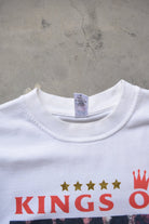 Liverpool FC 'Kings of Europe' White Graphic Tee — 2005 (XL) - Retrospective Store