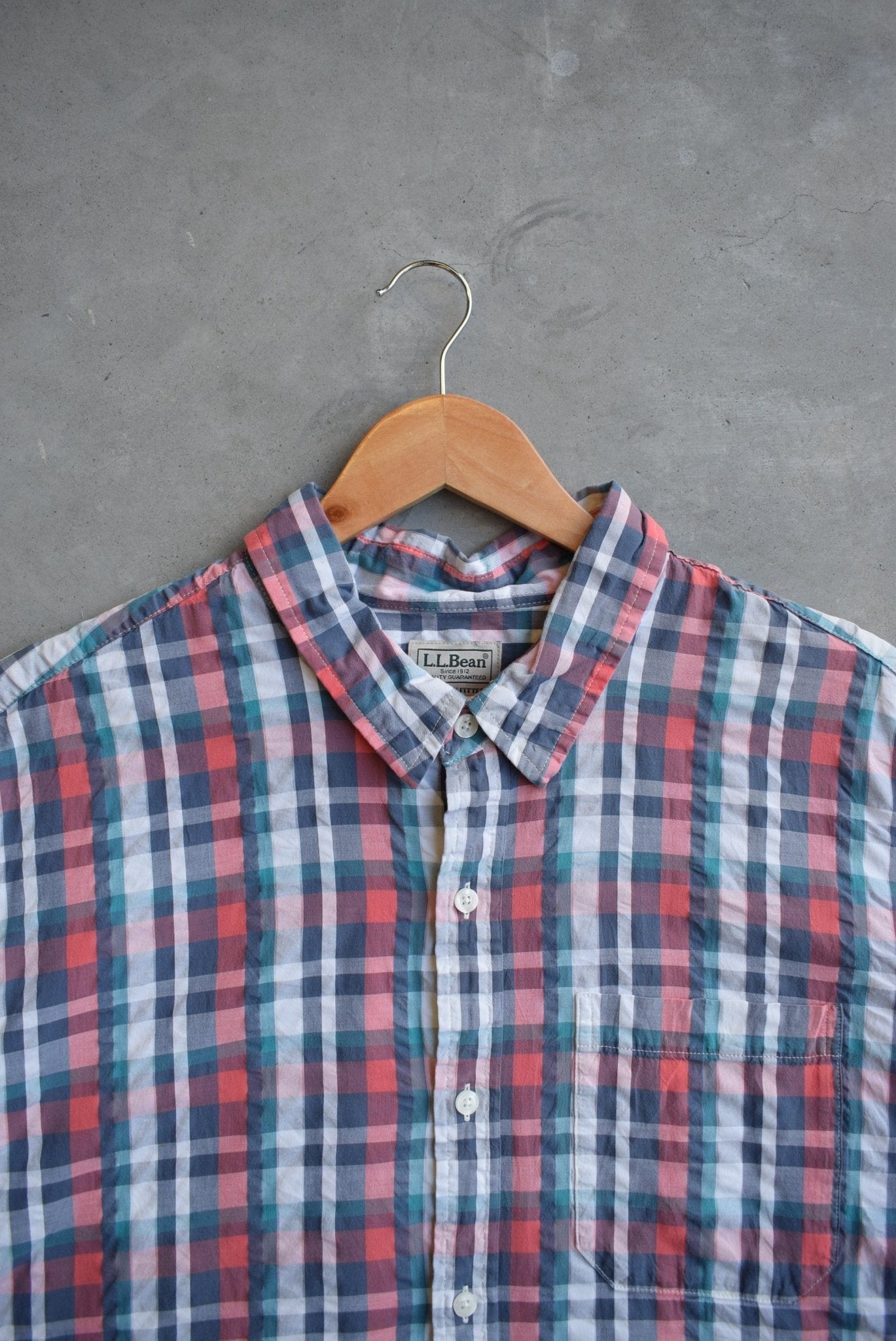 L.L. Bean Cropped Button Up — 2000s (XL) - Retrospective Store
