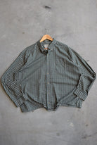 L.L. Bean Green Cropped Button Up — 2000s (XXL) - Retrospective Store