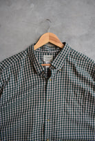 L.L. Bean Green Cropped Button Up — 2000s (XXL) - Retrospective Store