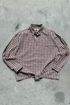 L.L. Bean Red Cropped Long Sleeve Button Up — 2000s (L) - Retrospective Store