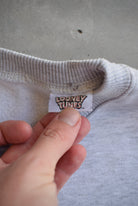 Looney Tunes Football Squad Grey Graphic Crewneck — 1990s (L) - Retrospective Store