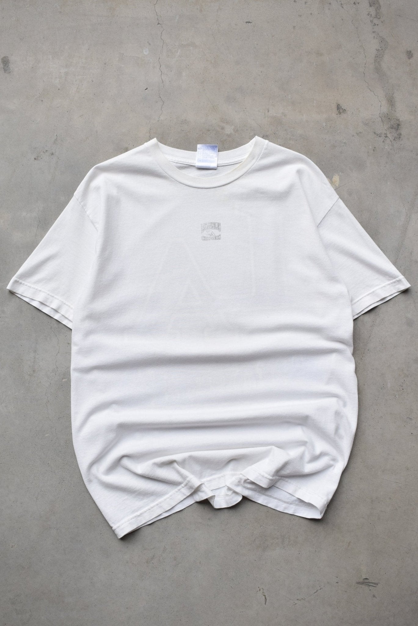 Los Angeles Choppers White Graphic Tee — 2000s (M/L) - Retrospective Store