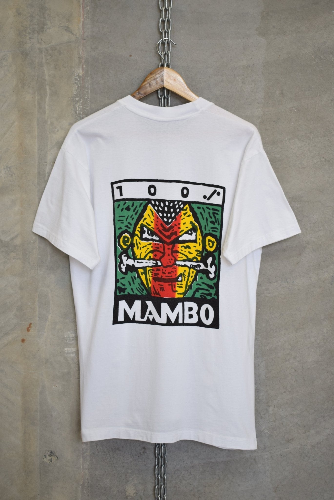 Mambo '100%' Graphic Tee — 1990s (L) - Retrospective Store