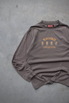 Mambo Martial Arts Brown Graphic Long Sleeve Tee — 1999 (M/L) - Retrospective Store