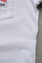 Marlboro Adventure Team White Graphic Tee — 1990s (L) - Retrospective Store