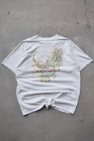 Marlboro Adventure Team White Graphic Tee — 1990s (L) - Retrospective Store