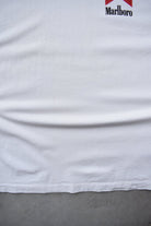 Marlboro White Graphic Tee — 1990s (XL) - Retrospective Store