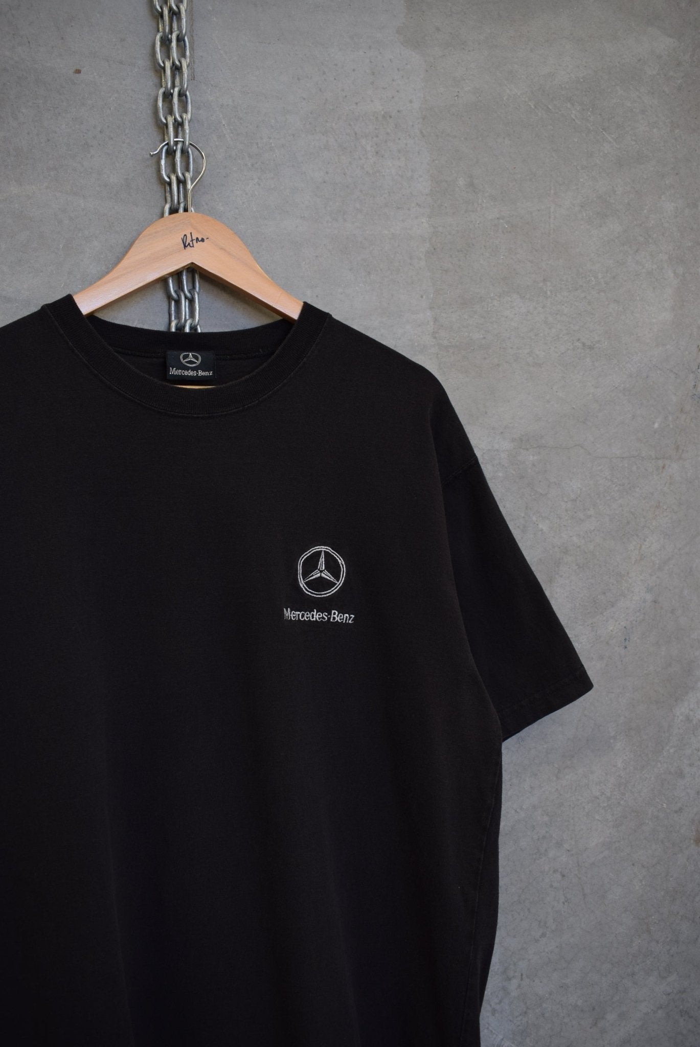 Mercedes Benz Embroidered Tee — 1990s (XL) - Retrospective Store