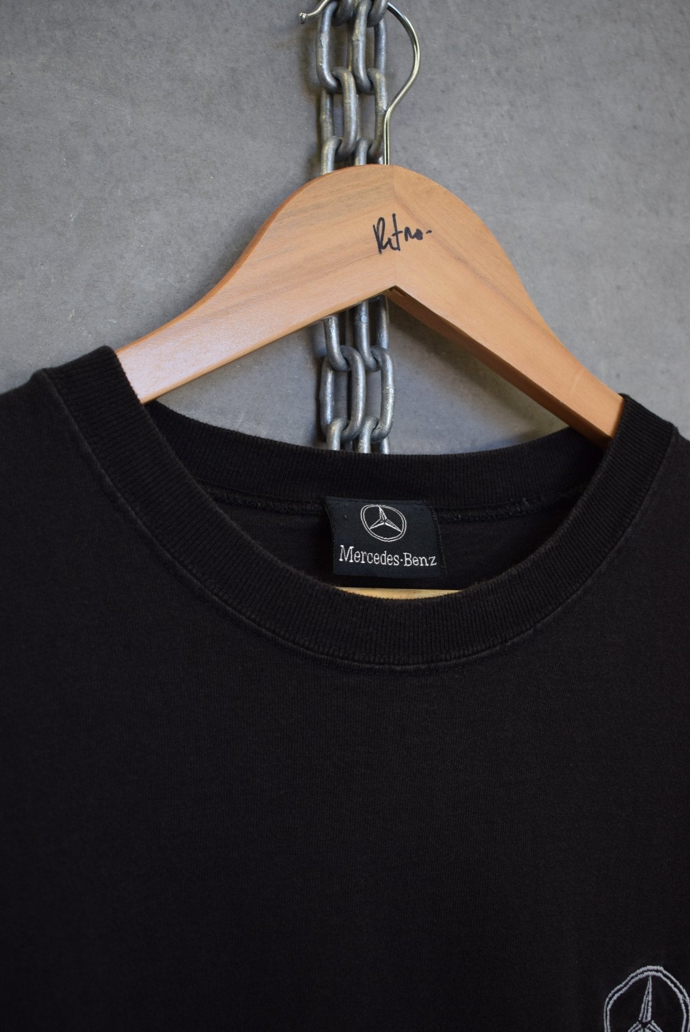 Mercedes Benz Embroidered Tee — 1990s (XL) - Retrospective Store