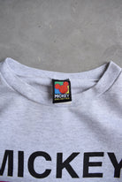 Mickey Legends Grey Crewneck — 2000s (M/L) - Retrospective Store