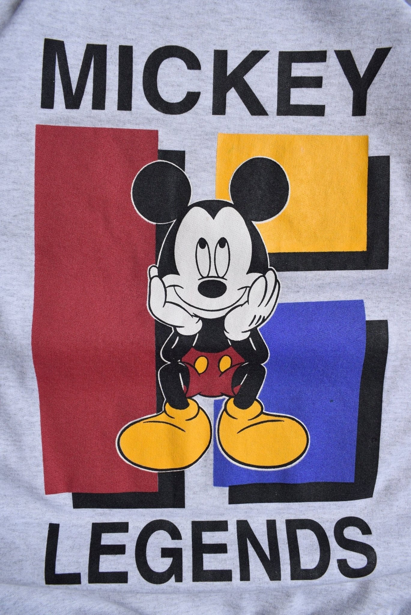 Mickey Legends Grey Crewneck — 2000s (M/L) - Retrospective Store