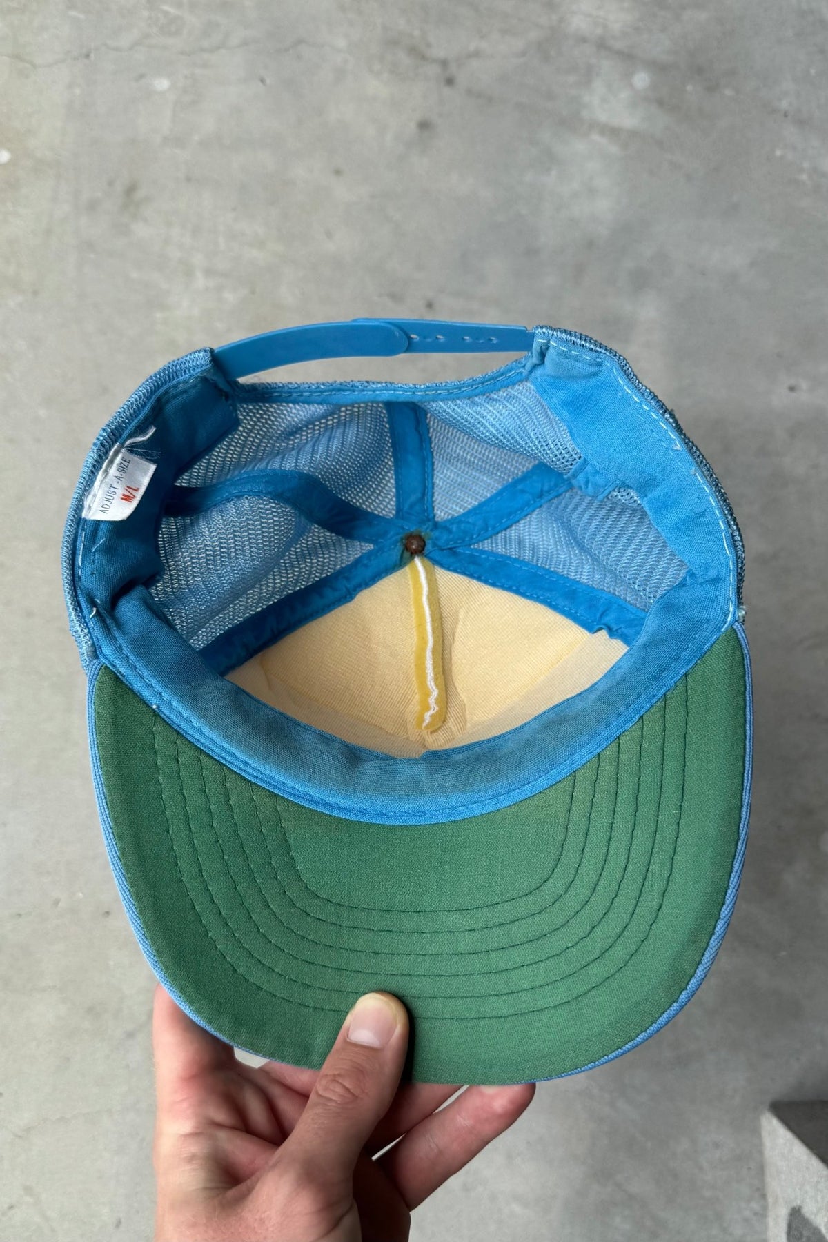 Mid Gulf Distribution Corp. Blue & White Hat — 1990s - Retrospective Store