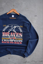 MLB Atlanta Braves Champions Crewneck — 1992 (L) - Retrospective Store