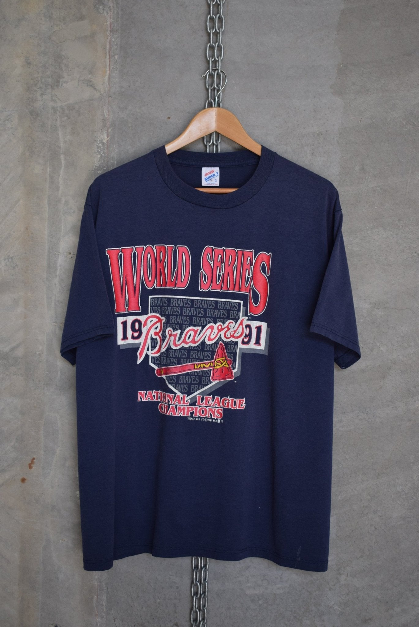 MLB Atlanta Braves World Series Champions Tee — 1991 (L) - Retrospective Store