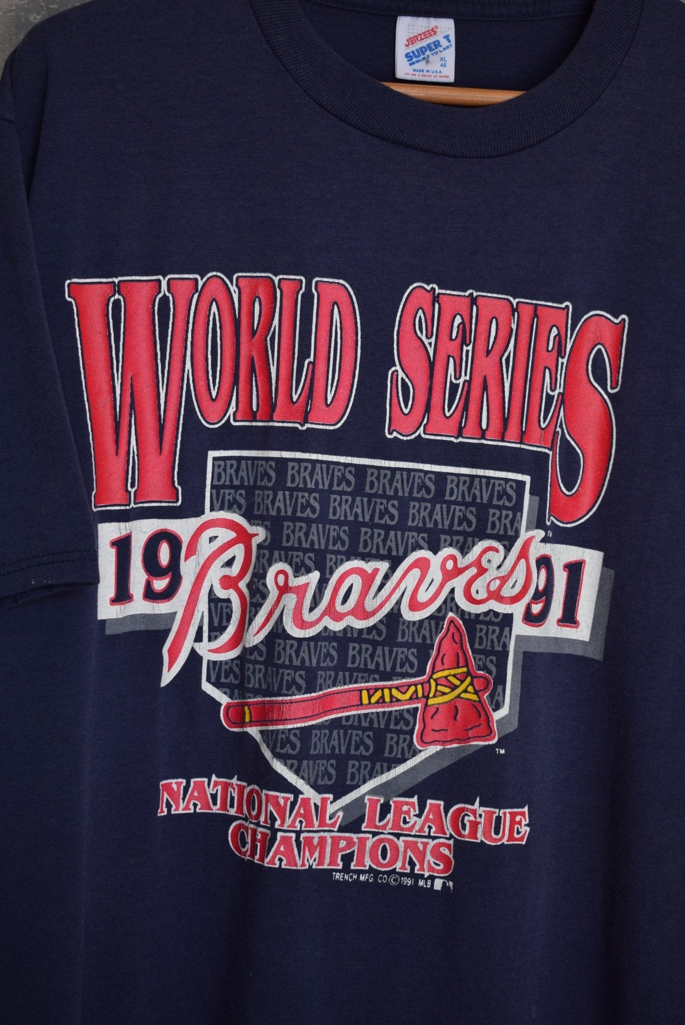 MLB Atlanta Braves World Series Champions Tee — 1991 (L) - Retrospective Store