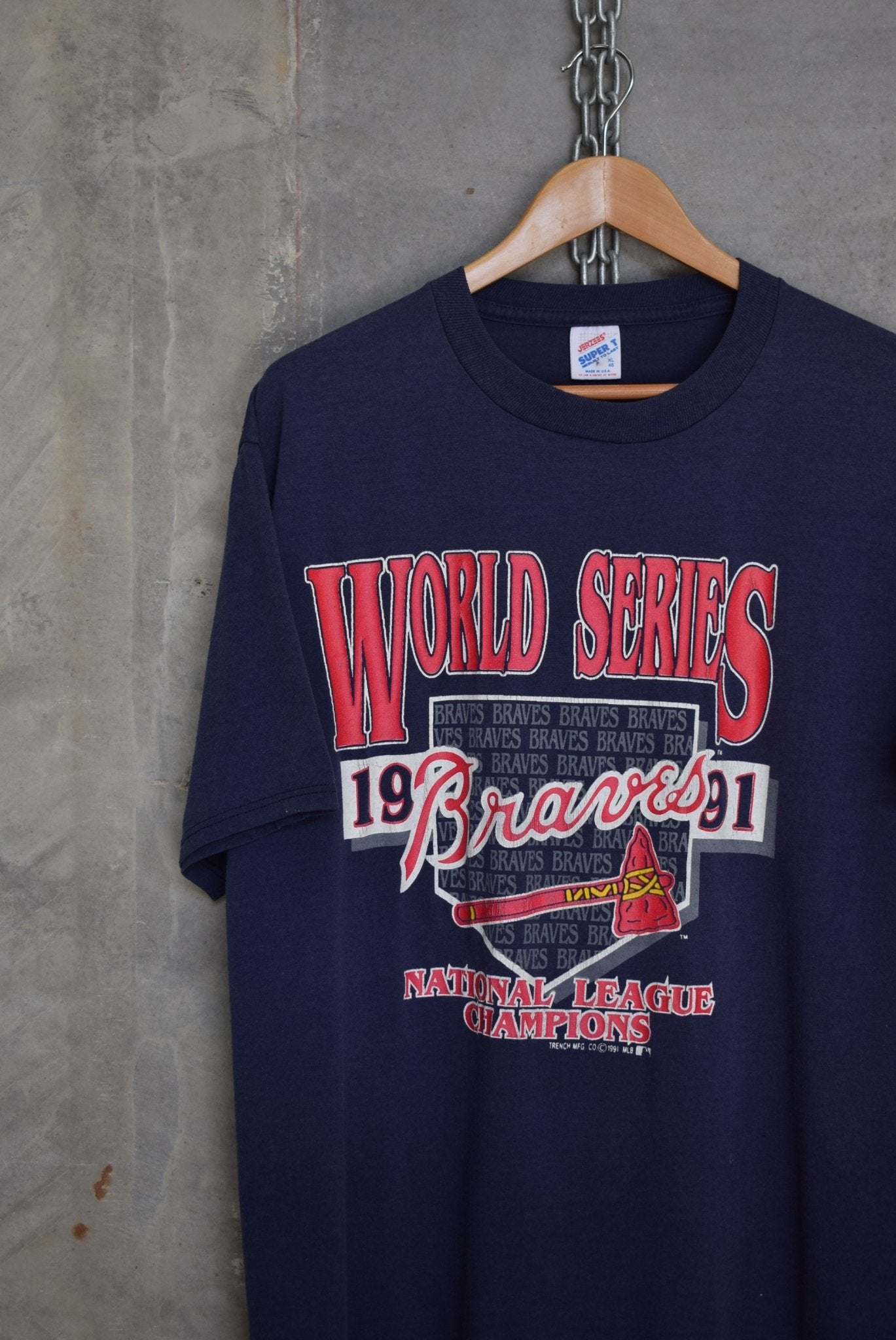 MLB Atlanta Braves World Series Champions Tee — 1991 (L) - Retrospective Store