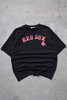 MLB Boston Red Sox Black Graphic Tee — 2002 (XL) - Retrospective Store