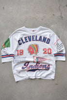 MLB Cleveland Indians World Series Champions Grey Graphic Tee — 1991 (M/L) - Retrospective Store