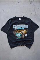 MLB Florida Marlins Champions Black Graphic Tee — 2003 (XL) - Retrospective Store