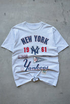 MLB New York Yankees Grey Graphic Tee — 1996 (L) - Retrospective Store