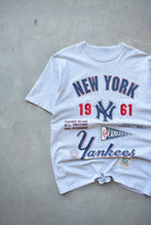 MLB New York Yankees Grey Graphic Tee — 1996 (L) - Retrospective Store