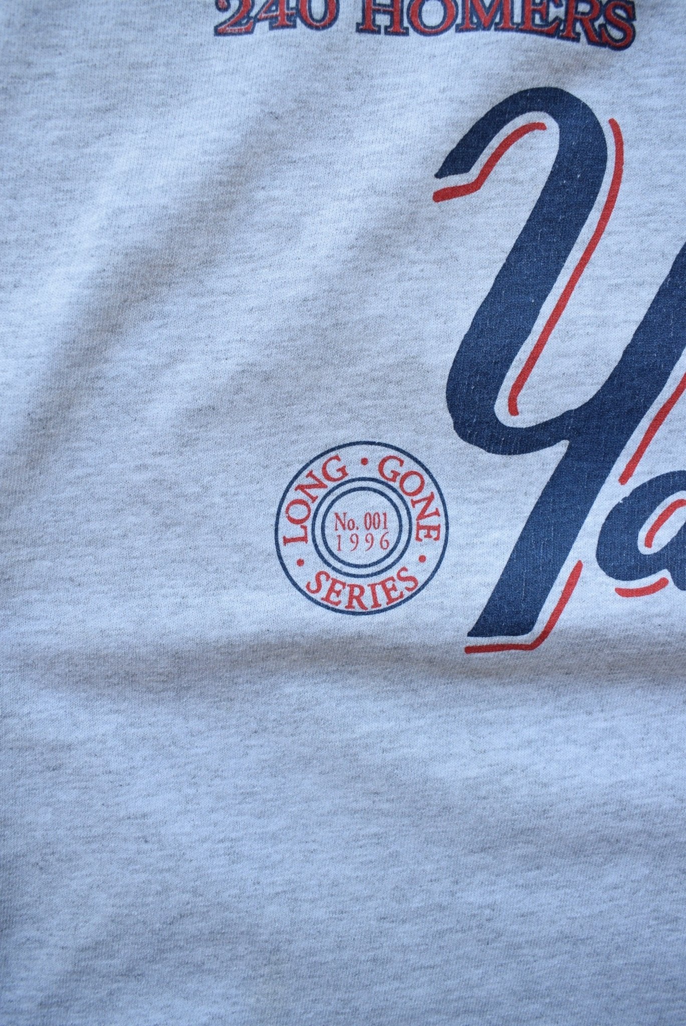 MLB New York Yankees Grey Graphic Tee — 1996 (L) - Retrospective Store