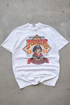 MLB Pittsburgh Pirates Champions White Graphic Tee — 1991 (M) - Retrospective Store
