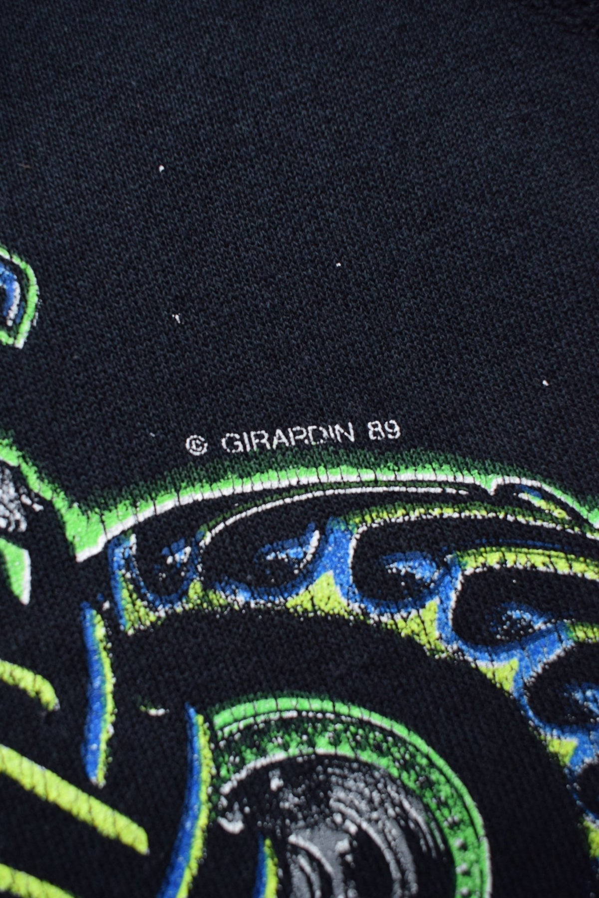 Monster Truck 'High Performance' Black Graphic Crewneck — 1989 (M/L) - Retrospective Store