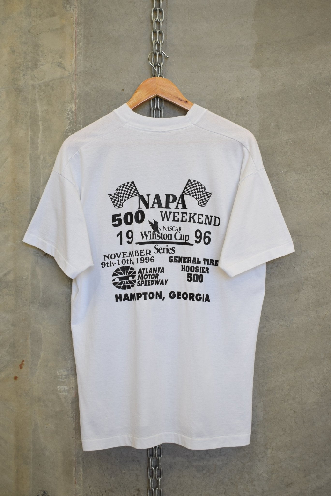 NAPA 500 Atlanta Speedway Racing Tee — 1996 (L) - Retrospective Store