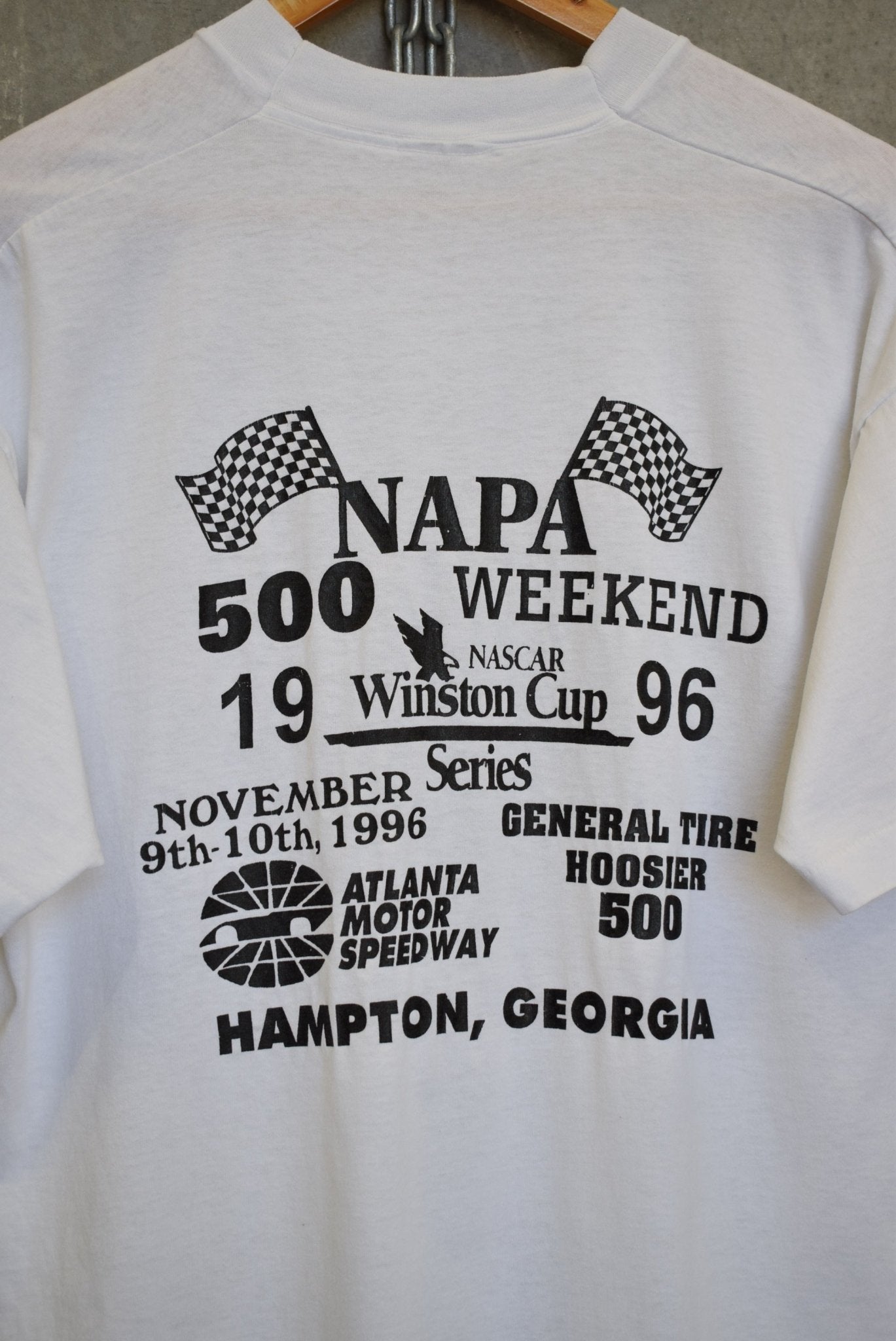 NAPA 500 Atlanta Speedway Racing Tee — 1996 (L) - Retrospective Store