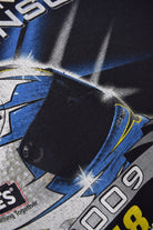 NASCAR 4x Champion Jimmie Johnson Black Graphic Crewneck — 2009 (L) - Retrospective Store