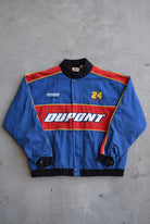 NASCAR Dupont Racing Red & Blue Embroidered Jacket — 2000s (XL) - Retrospective Store