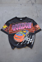 NASCAR Jeff Gordon Black All-Over-Print Tee — 1994 (XL) - Retrospective Store