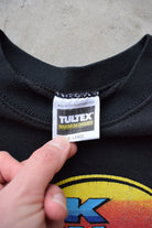 NASCAR Winston Cup Racing Black Graphic Crewneck — 1993 (L) - Retrospective Store