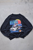 NASCAR Winston Cup Racing Black Graphic Crewneck — 1993 (L) - Retrospective Store